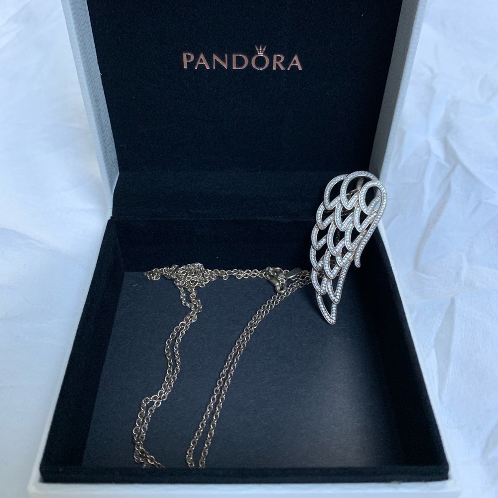 Pandora Angel Wing necklace